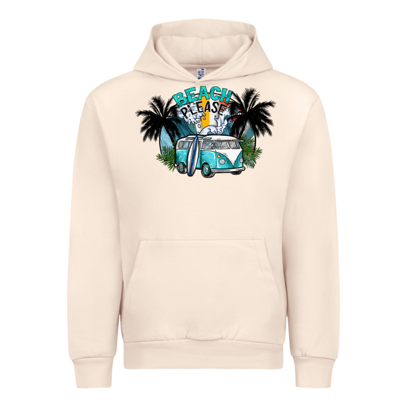 Beach Please Urban Hoodie by SublimationCraftShop | Teevron