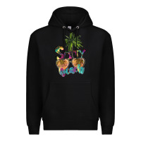Black salty beach Premium Hoodie - SublimationCraftShop