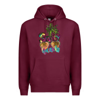 Burgundy salty beach Premium Hoodie - SublimationCraftShop