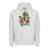 Dove Grey salty beach Premium Hoodie - SublimationCraftShop