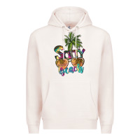 Pale Pink salty beach Premium Hoodie - SublimationCraftShop
