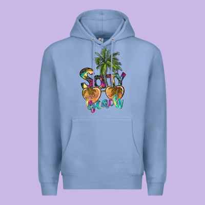 Salty Beach Premium Hoodie Designed By Sublimationcraftshop