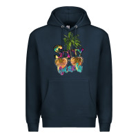 Navy salty beach Premium Hoodie - SublimationCraftShop