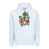 White salty beach Premium Hoodie - SublimationCraftShop