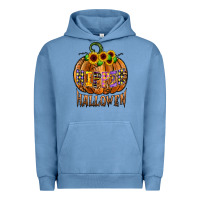 Pigment Pebble Blue hippie halloween Urban Hoodie - CowhideDigitalArt