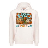 Pale Pink it's fall y'all Premium Hoodie - HRA Design Shop