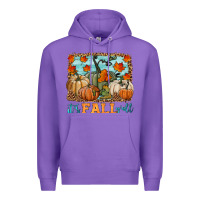 Purple it's fall y'all Premium Hoodie - HRA Design Shop