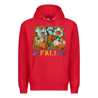 Red it's fall y'all Premium Hoodie - HRA Design Shop
