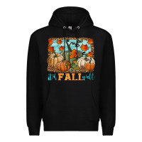 Black it's fall y'all Premium Hoodie - HRA Design Shop