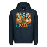 Navy it's fall y'all Premium Hoodie - HRA Design Shop
