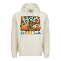 Oatmeal Heather it's fall y'all Premium Hoodie - HRA Design Shop