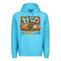 Ocean Blue it's fall y'all Premium Hoodie - HRA Design Shop