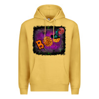 Antique Gold boo gemstone halloween pumpkin Premium Hoodie - RanaPortraitStore
