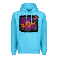 Ocean Blue boo gemstone halloween pumpkin Premium Hoodie - RanaPortraitStore