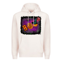Pale Pink boo gemstone halloween pumpkin Premium Hoodie - RanaPortraitStore