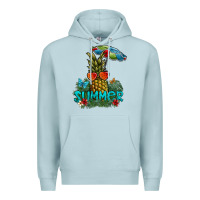 Blue Mist summer Premium Hoodie - SublimationCraftShop