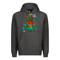 Charcoal Heather summer Premium Hoodie - SublimationCraftShop