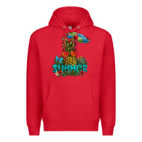 Red summer Premium Hoodie - SublimationCraftShop