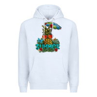 White summer Premium Hoodie - SublimationCraftShop