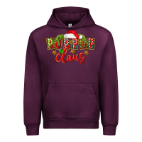Mauve Wine christmas pop pop claus Urban Hoodie - FaDigitalArtStudio