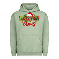 Pigment Oil Green christmas pop pop claus Urban Hoodie - FaDigitalArtStudio