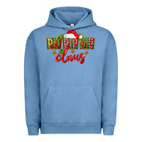 Pigment Pebble Blue christmas pop pop claus Urban Hoodie - FaDigitalArtStudio
