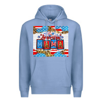 Colony Blue American Mama 20oz tumbler Premium Hoodie - Neo Western