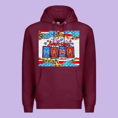 American Mama 20oz Tumbler Premium Hoodie Designed By Neo Western