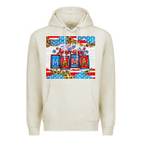 Oatmeal Heather American Mama 20oz tumbler Premium Hoodie - Neo Western