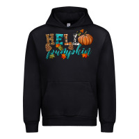 Black hello pumpkin Urban Hoodie - HRA Design Shop