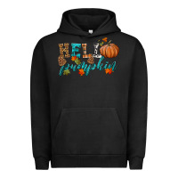 Pigment Black hello pumpkin Urban Hoodie - HRA Design Shop