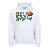 White hello pumpkin Urban Hoodie - HRA Design Shop