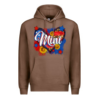 Chestnut American mini heart Premium Hoodie - Neo Western