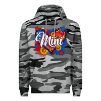 Slate Camo American mini heart Premium Hoodie - Neo Western