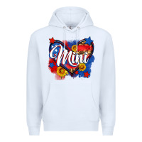 White American mini heart Premium Hoodie - Neo Western