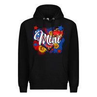 Black American mini heart Premium Hoodie - Neo Western