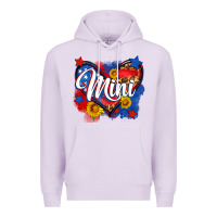 Lilac American mini heart Premium Hoodie - Neo Western