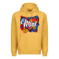 Mustard American mini heart Premium Hoodie - Neo Western