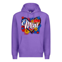 Purple American mini heart Premium Hoodie - Neo Western