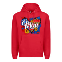 Red American mini heart Premium Hoodie - Neo Western