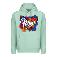Seafoam American mini heart Premium Hoodie - Neo Western