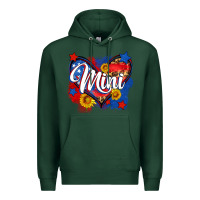 Sports Green American mini heart Premium Hoodie - Neo Western