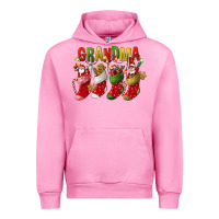 Fuchsia Pink christmas grandma Urban Hoodie - FaDigitalArtStudio