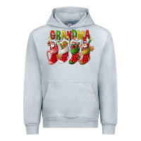 Heather Grey christmas grandma Urban Hoodie - FaDigitalArtStudio