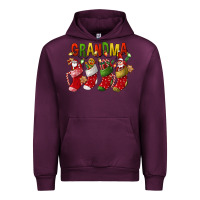 Mauve Wine christmas grandma Urban Hoodie - FaDigitalArtStudio