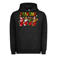 Pigment Black christmas grandma Urban Hoodie - FaDigitalArtStudio