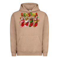 Pigment Burro christmas grandma Urban Hoodie - FaDigitalArtStudio
