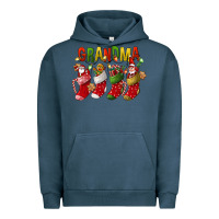Pigment Midnight Navy christmas grandma Urban Hoodie - FaDigitalArtStudio