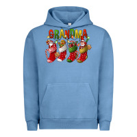 Pigment Pebble Blue christmas grandma Urban Hoodie - FaDigitalArtStudio