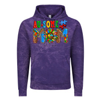 Cloud Purple ausome autism mom Vintage Hoodie - AdoDesignShop